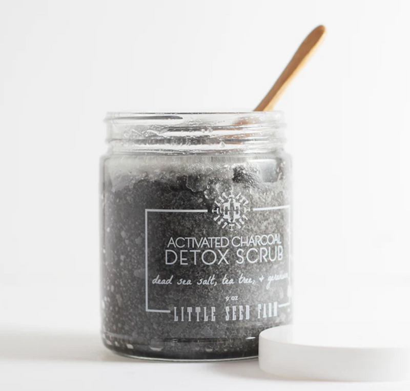 Activated Charcoal Detox Salt Scrub-zoom-
