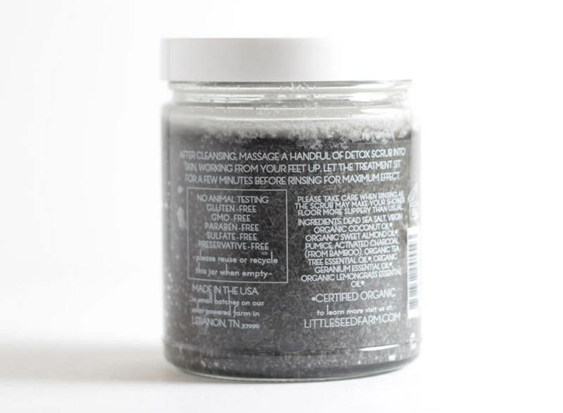 Activated Charcoal Detox Salt Scrub-zoom-