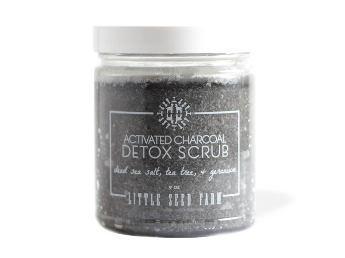 Activated Charcoal Detox Salt Scrub