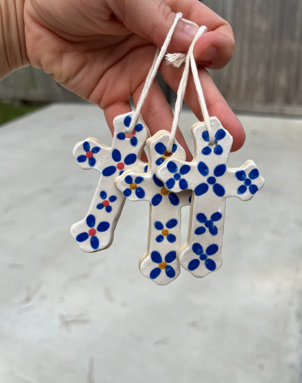 Mediterranean Cross Ornaments