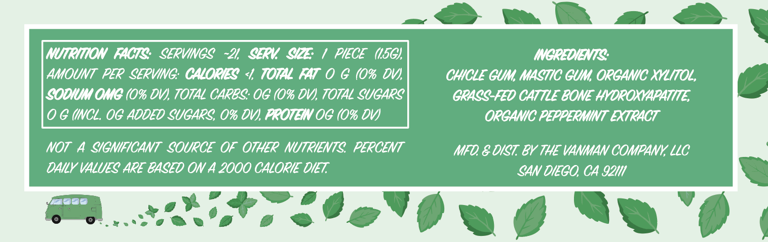 VanMan's Remineralizing Chewing Gum-2