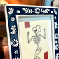 Cowboy Skeleton Painting + Frame | Limited Edition