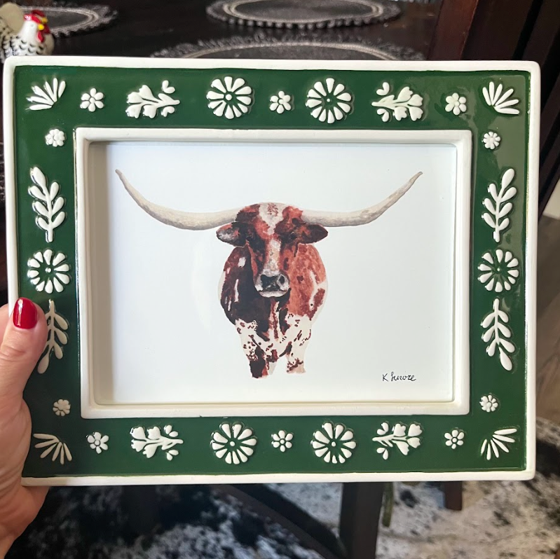 Texas Longhorn Print + Frame | Limited Edition