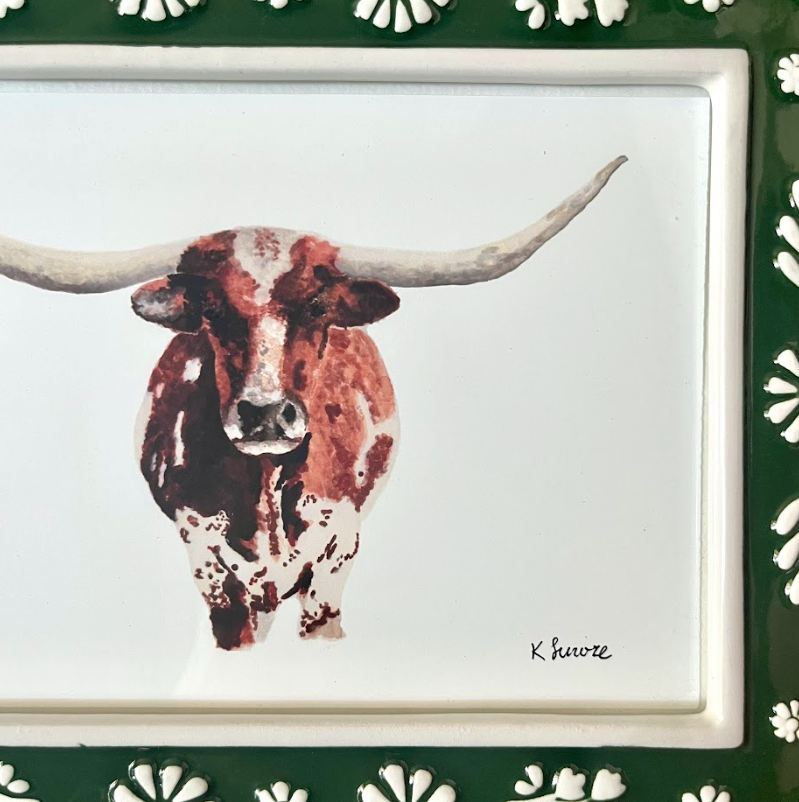 Texas Longhorn Print + Frame | Limited Edition