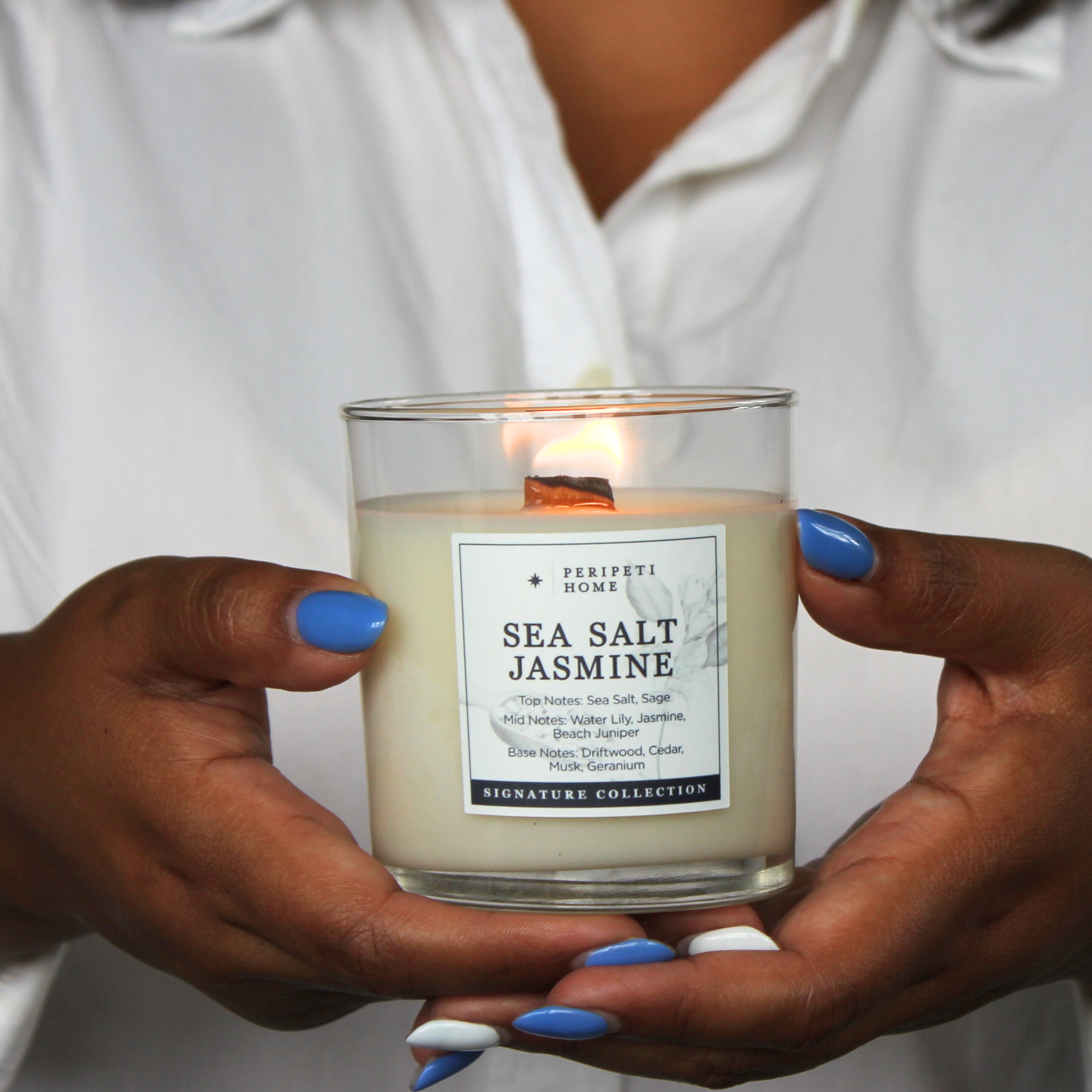 Sea Salt Jasmine Candle, Wax Melt, Diffuser & Room Spray