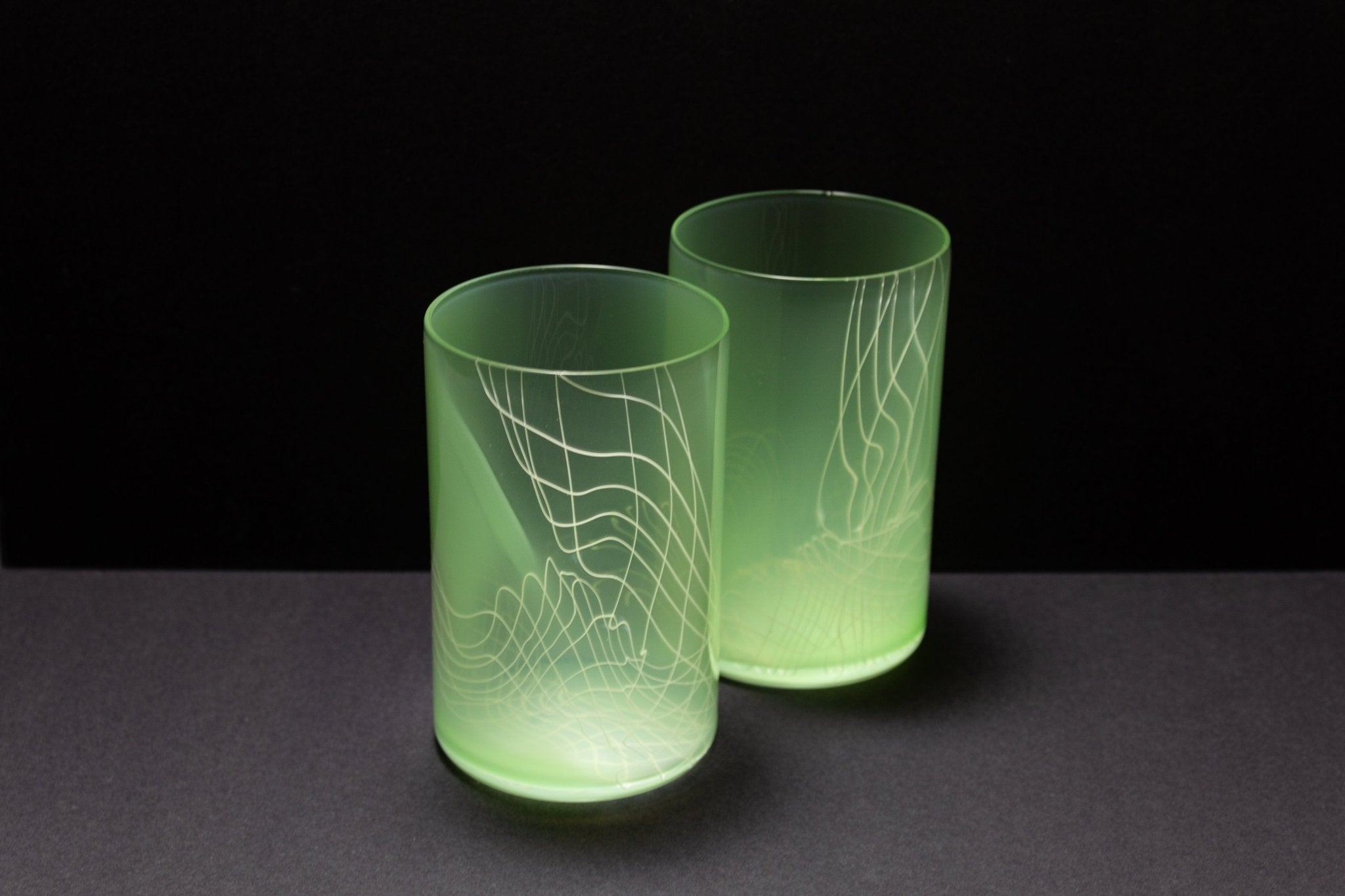 Seafoam Green Frequency 14 oz Glass - Aware House