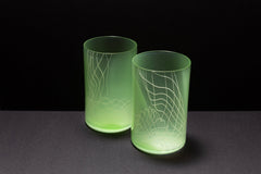 Seafoam Green Frequency 14 oz Glass - Aware House