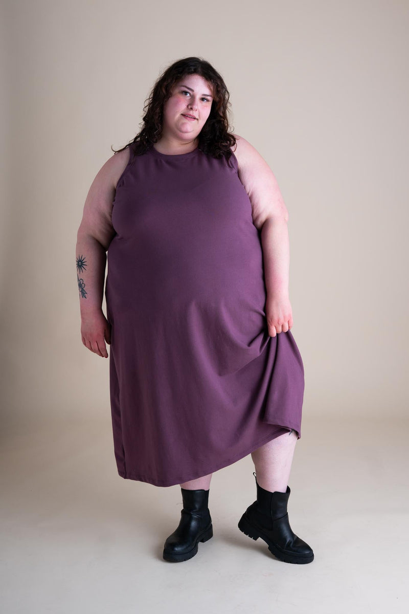Serena Dress | Plum-zoom-