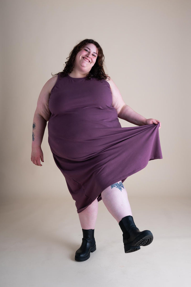Serena Dress | Plum-zoom-