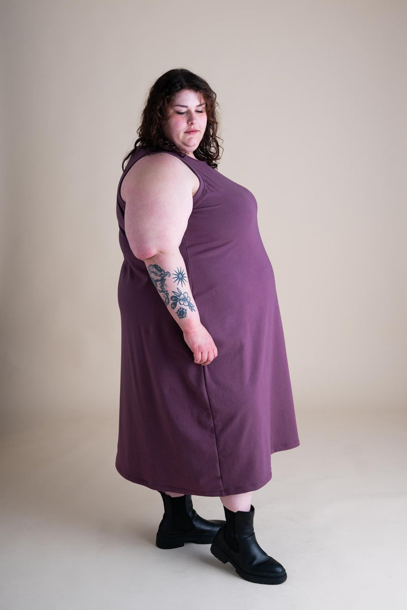Serena Dress | Plum-zoom-