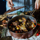 Copper Sauté Pan with Lid