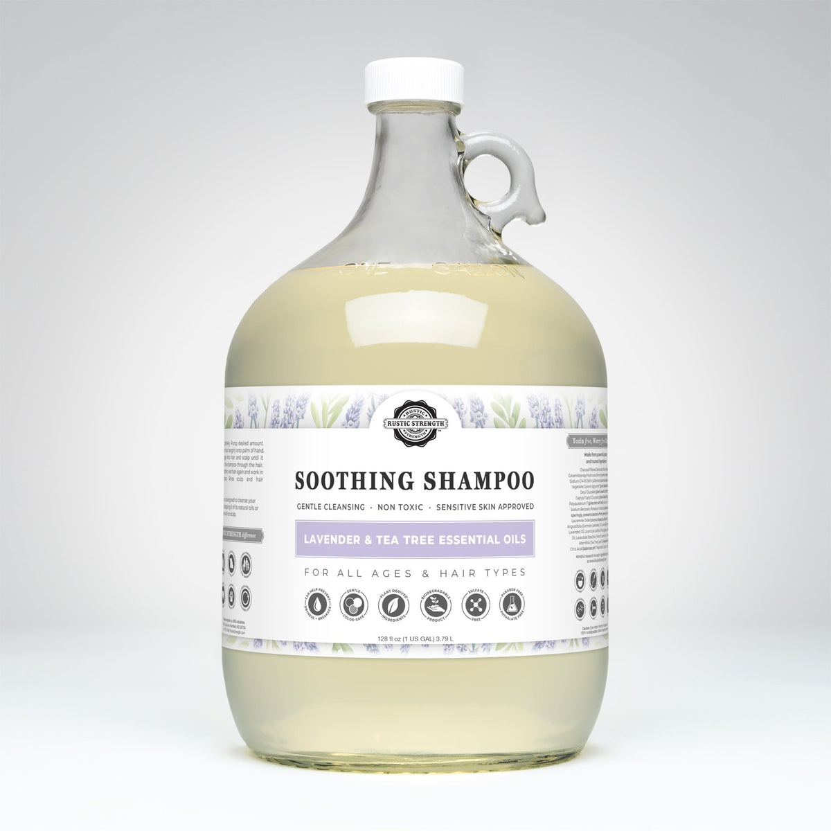 Soothing Shampoo | Lavender & Tea Tree - Aware House - Rustic Strength -