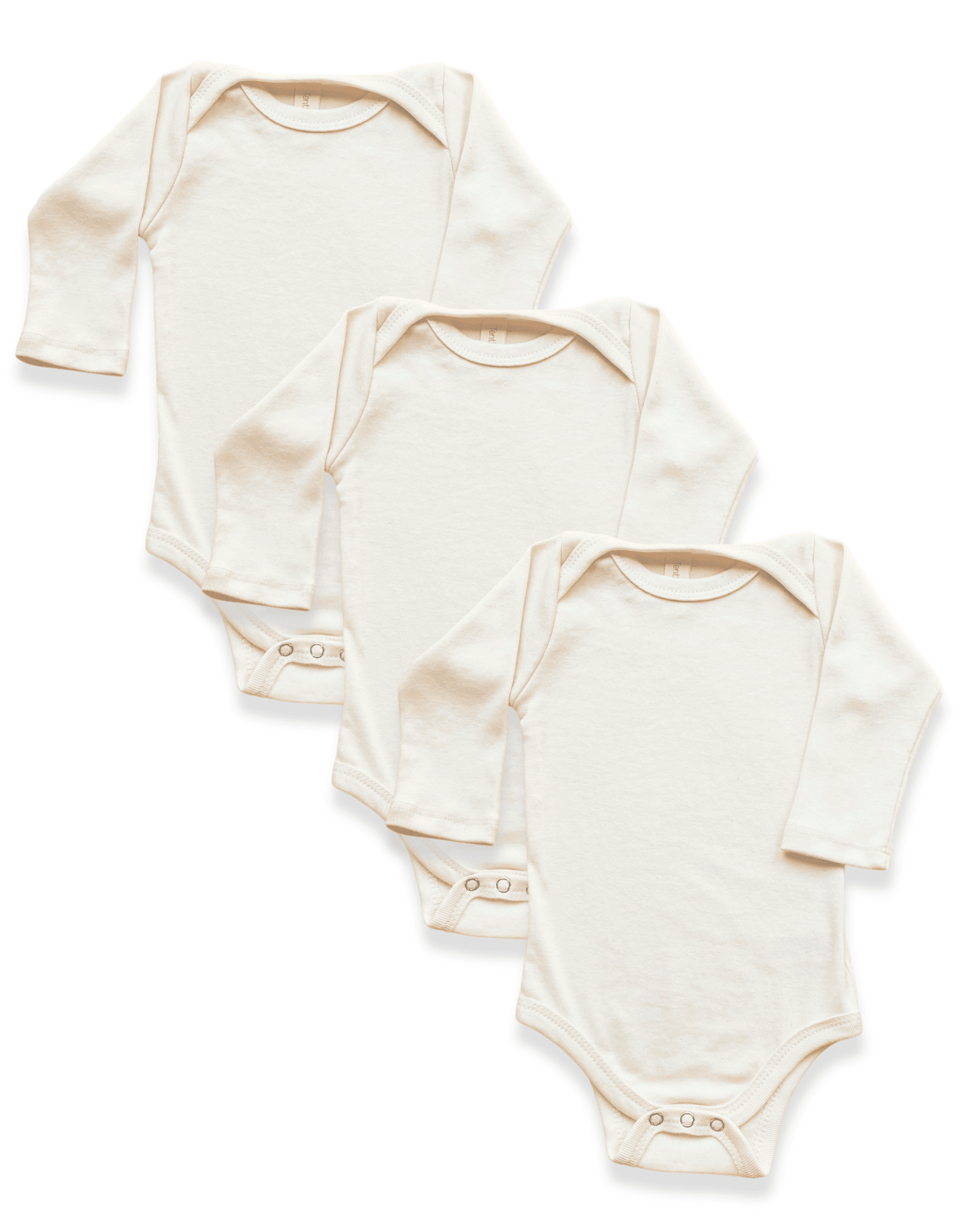 3 Pack - Organic Baby Bodysuit Long Sleeve - Aware House