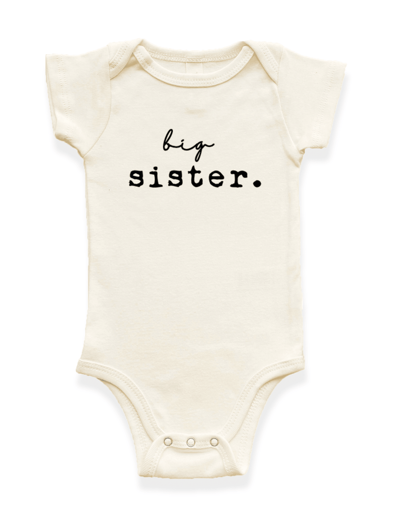 Big Sister Organic Baby Bodysuit-zoom-