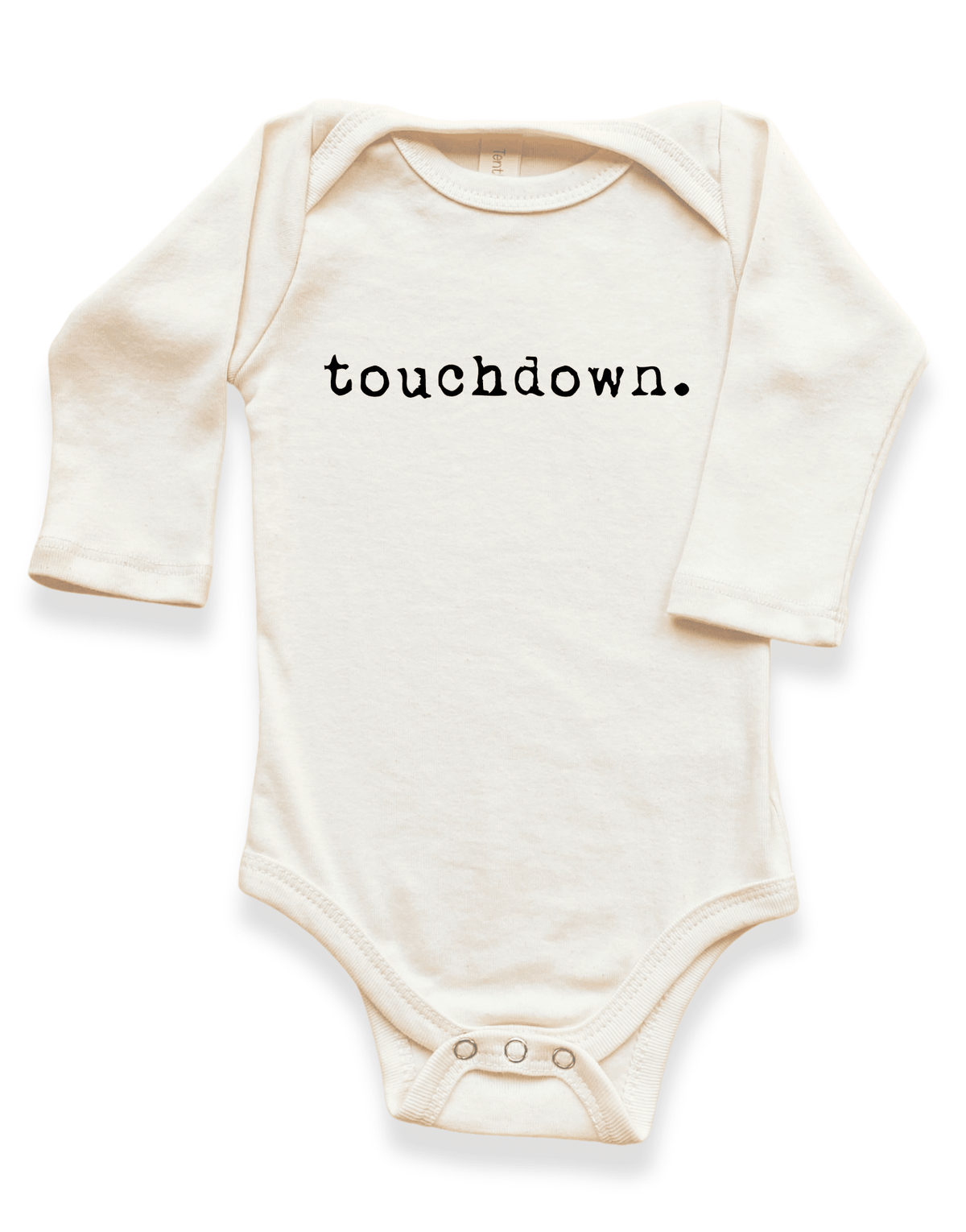 Touchdown Organic Baby Bodysuit Long Sleeve - Aware House - Tenth & Pine -