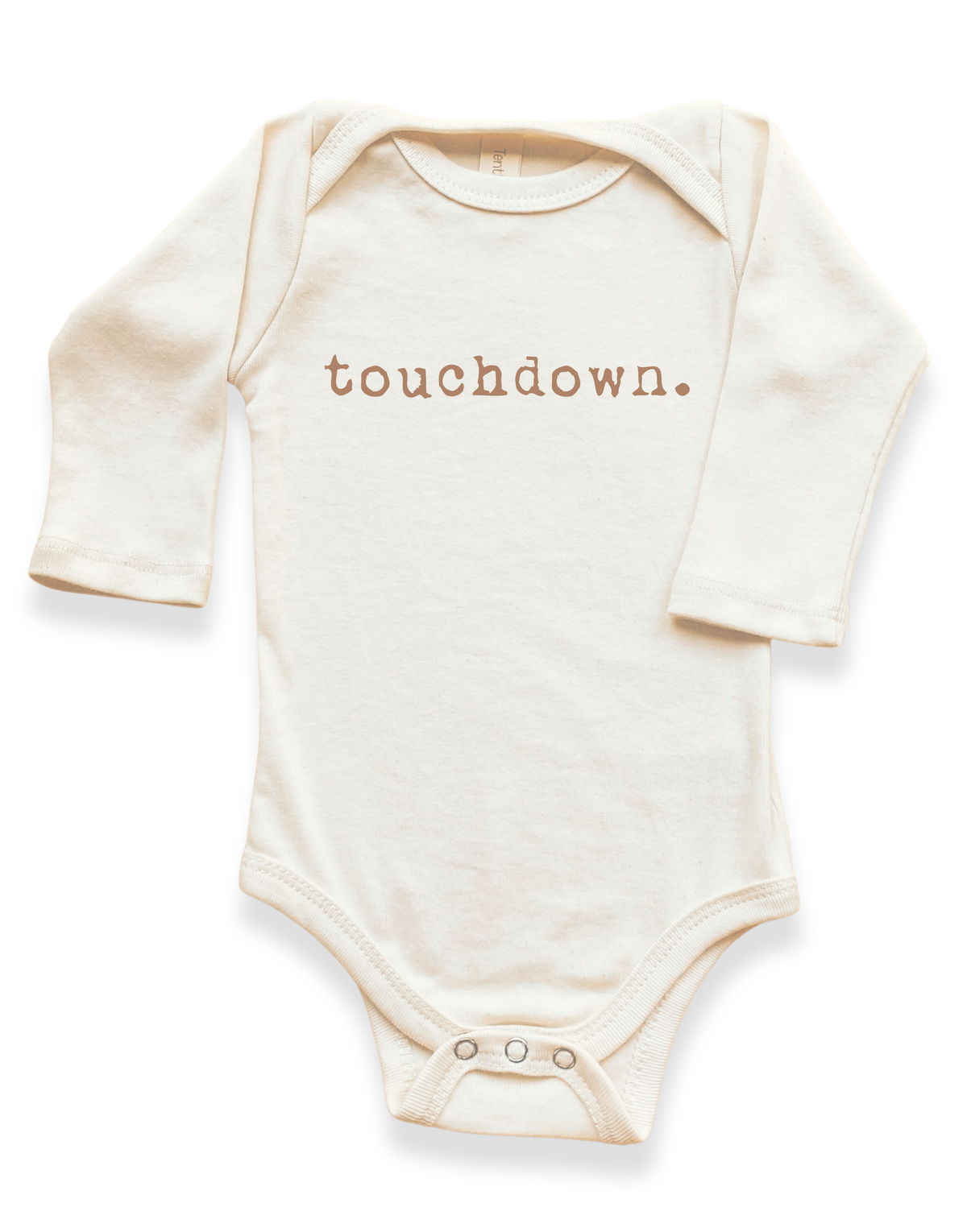Touchdown Organic Baby Bodysuit Long Sleeve-zoom-2