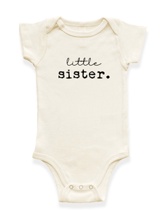 Little Sister Organic Baby Bodysuit - Aware House