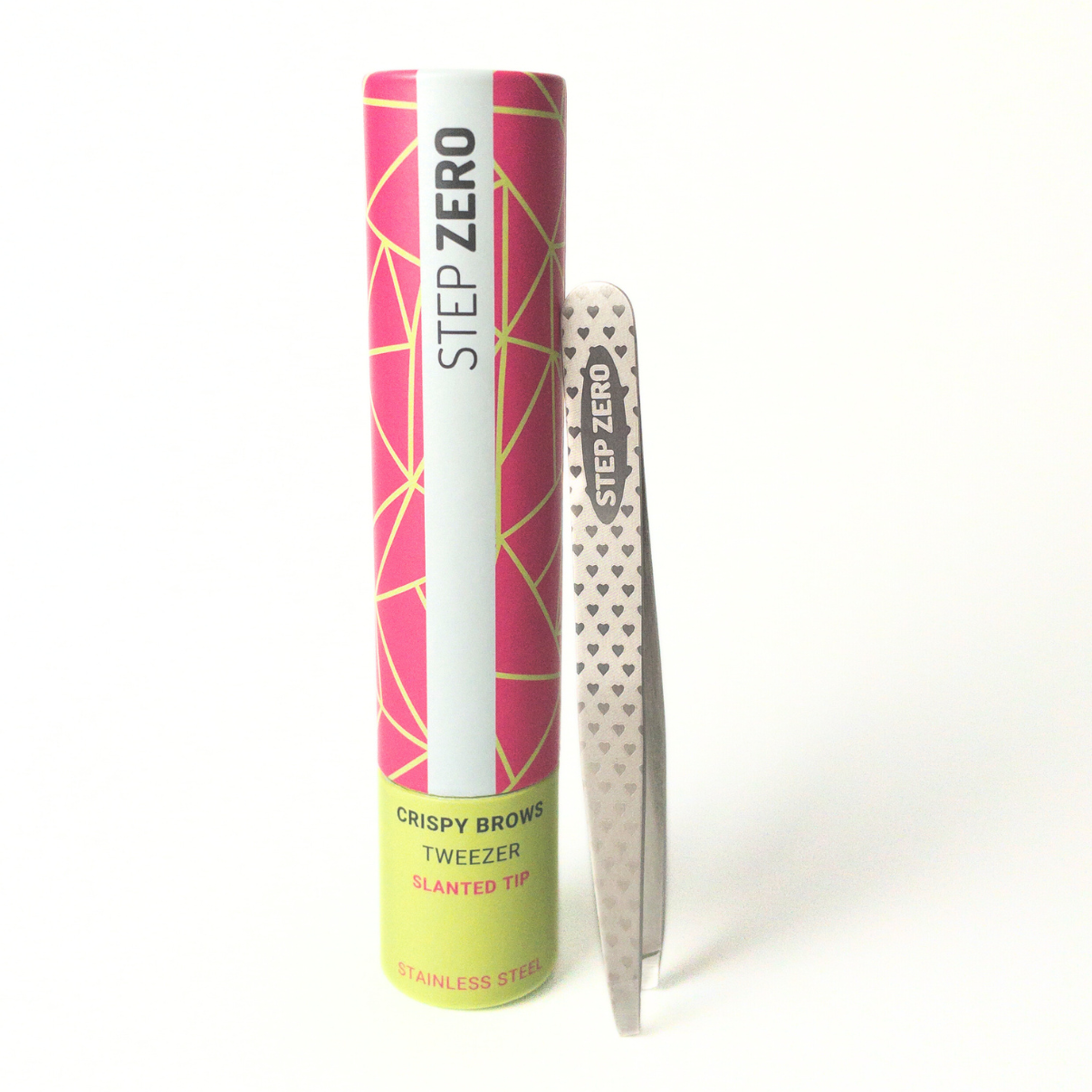 Crispy Brows Slanted Tweezer | Steel Pattern Variety-zoom-5