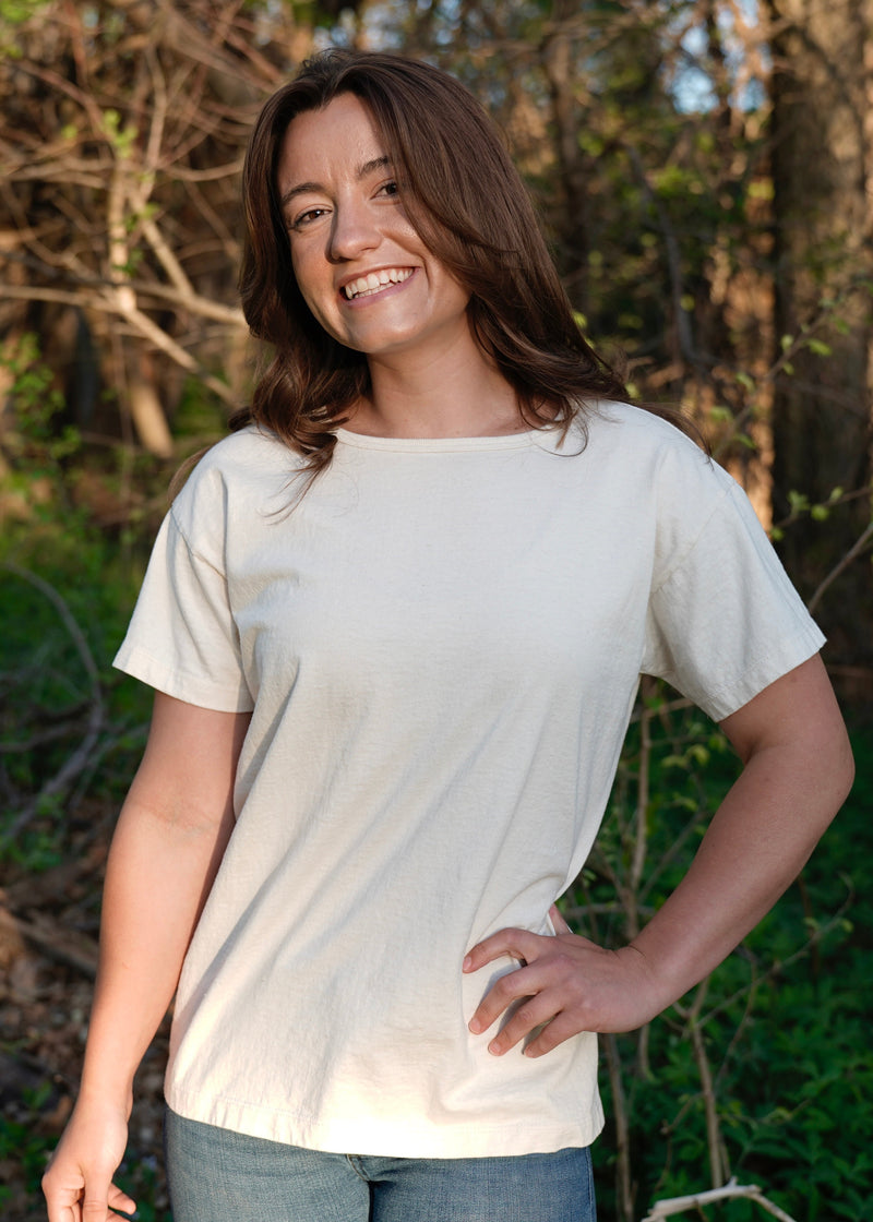 Women’s Organic Cotton Scoop Neck T-Shirt-zoom-