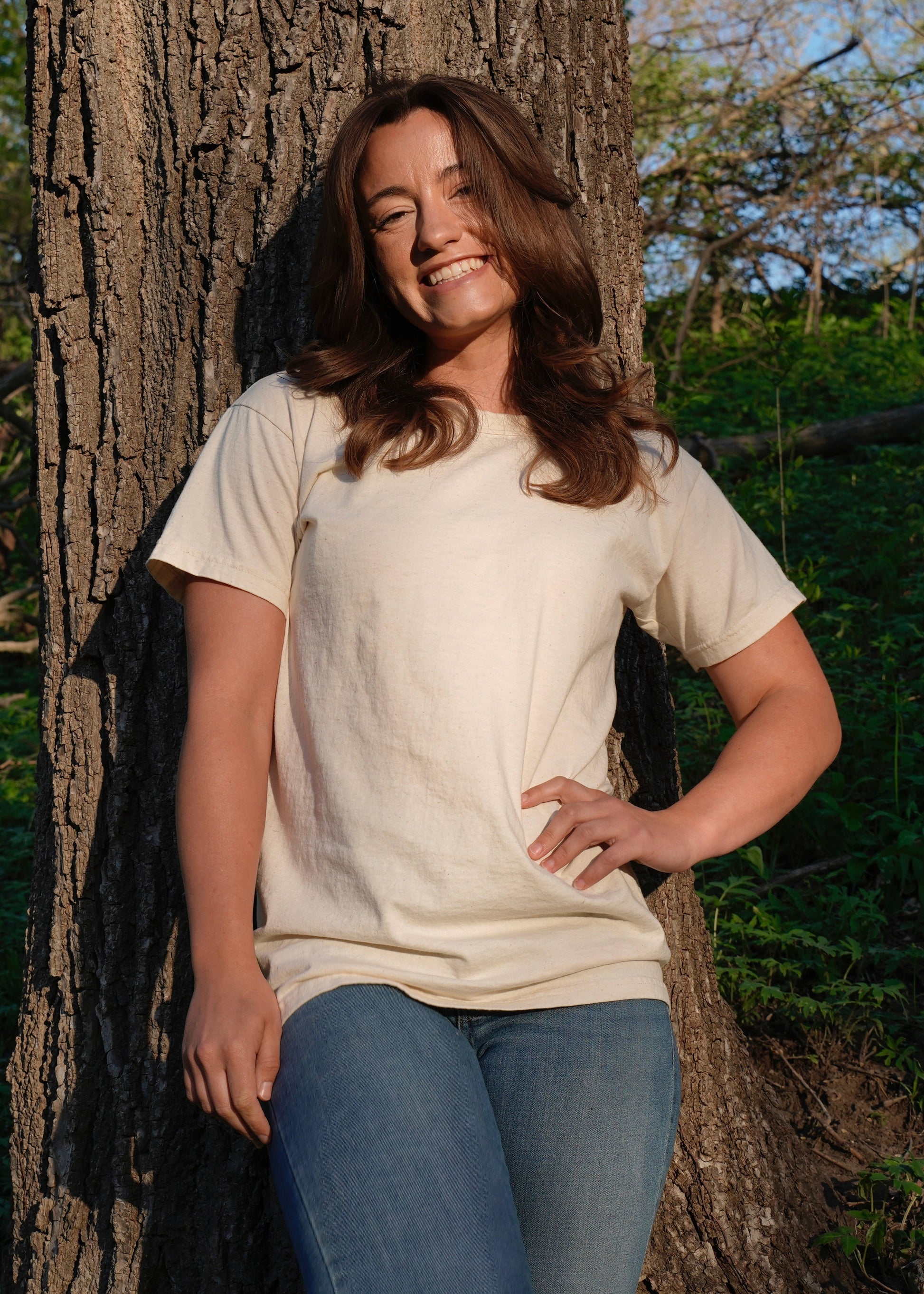 Unisex Organic Cotton Short Sleeve T-Shirt | Undyed-2