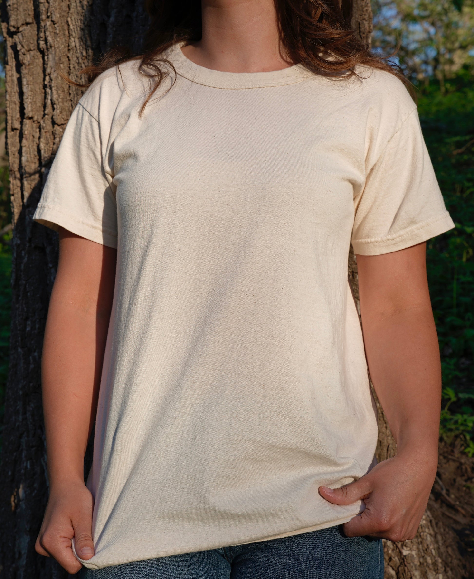 Unisex Organic Cotton Short Sleeve T-Shirt | Undyed-1