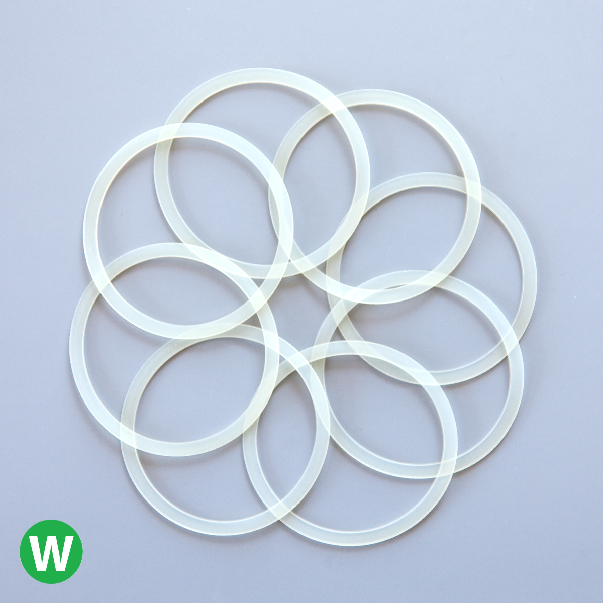 reCAP® Mason Jar Lid Gaskets, Silicone, 8-Pack