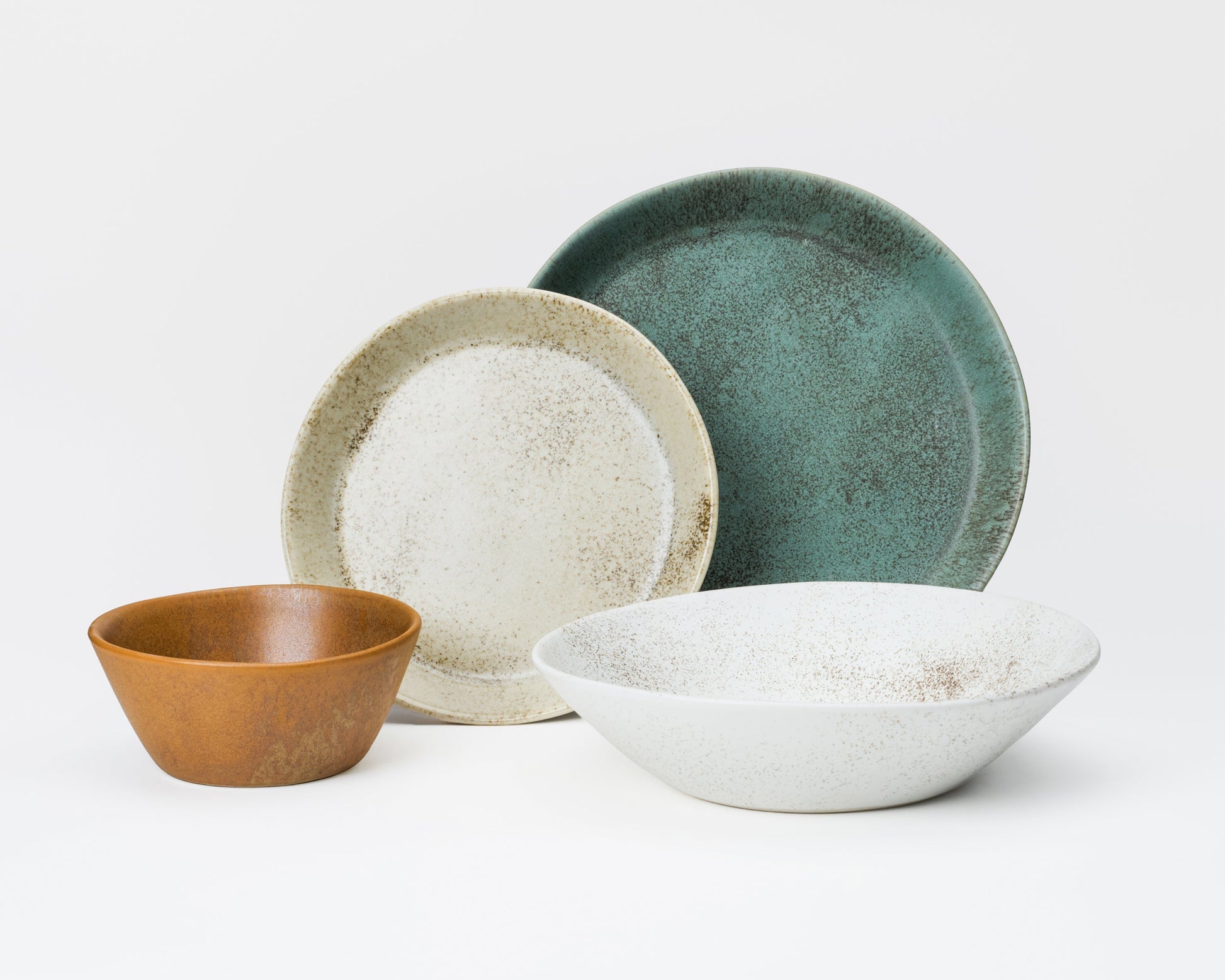 4 Piece Skali Coupe Dinner Setting-2