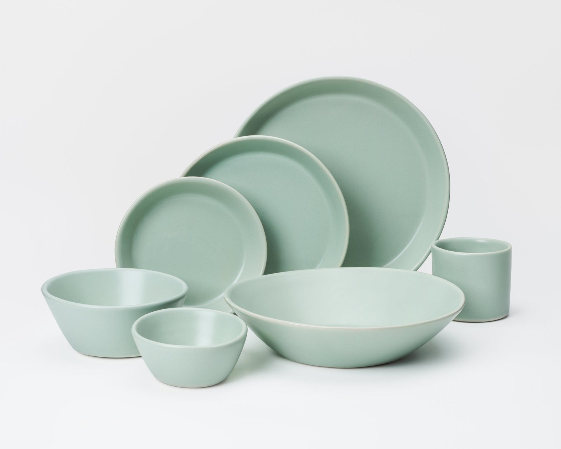 7 Piece Skali Coupe Dinner Setting - Aware House - Haand -