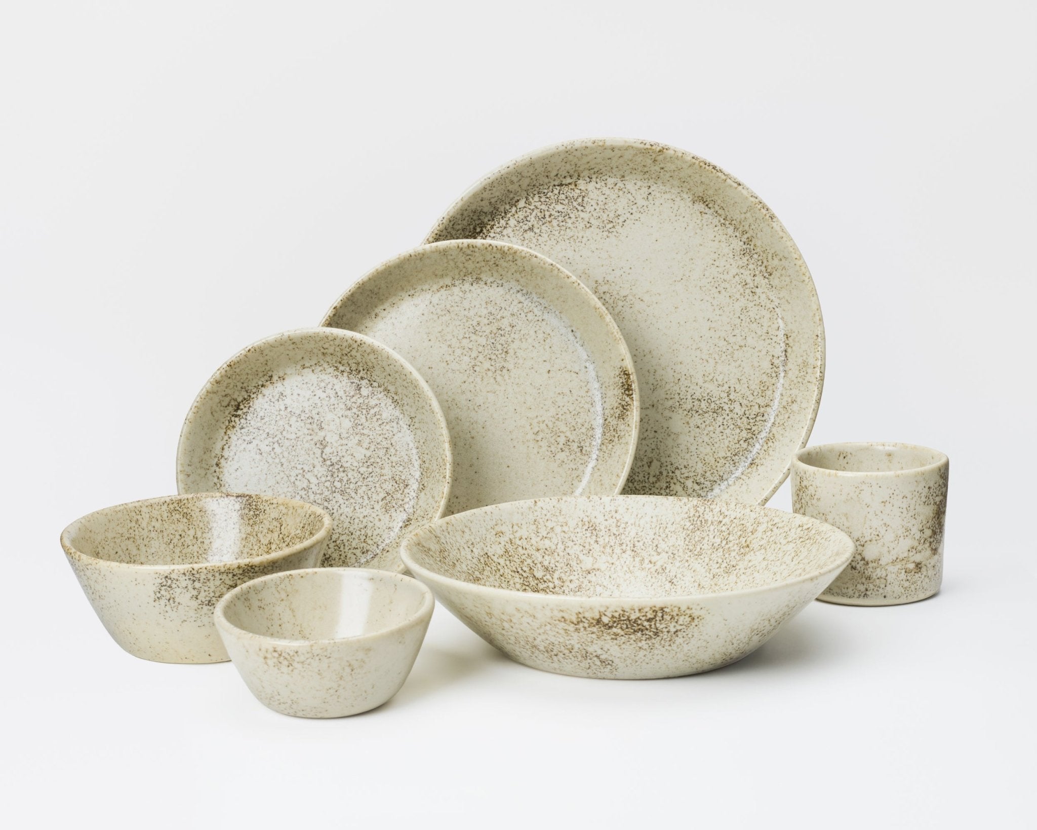 7 Piece Skali Coupe Dinner Setting - Aware House - Haand -