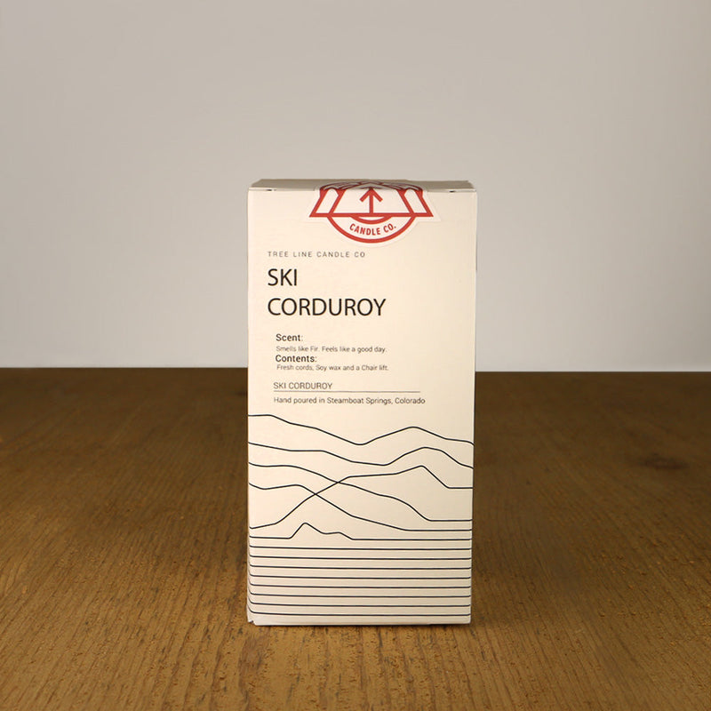 Ski Corduroy Candle-zoom-