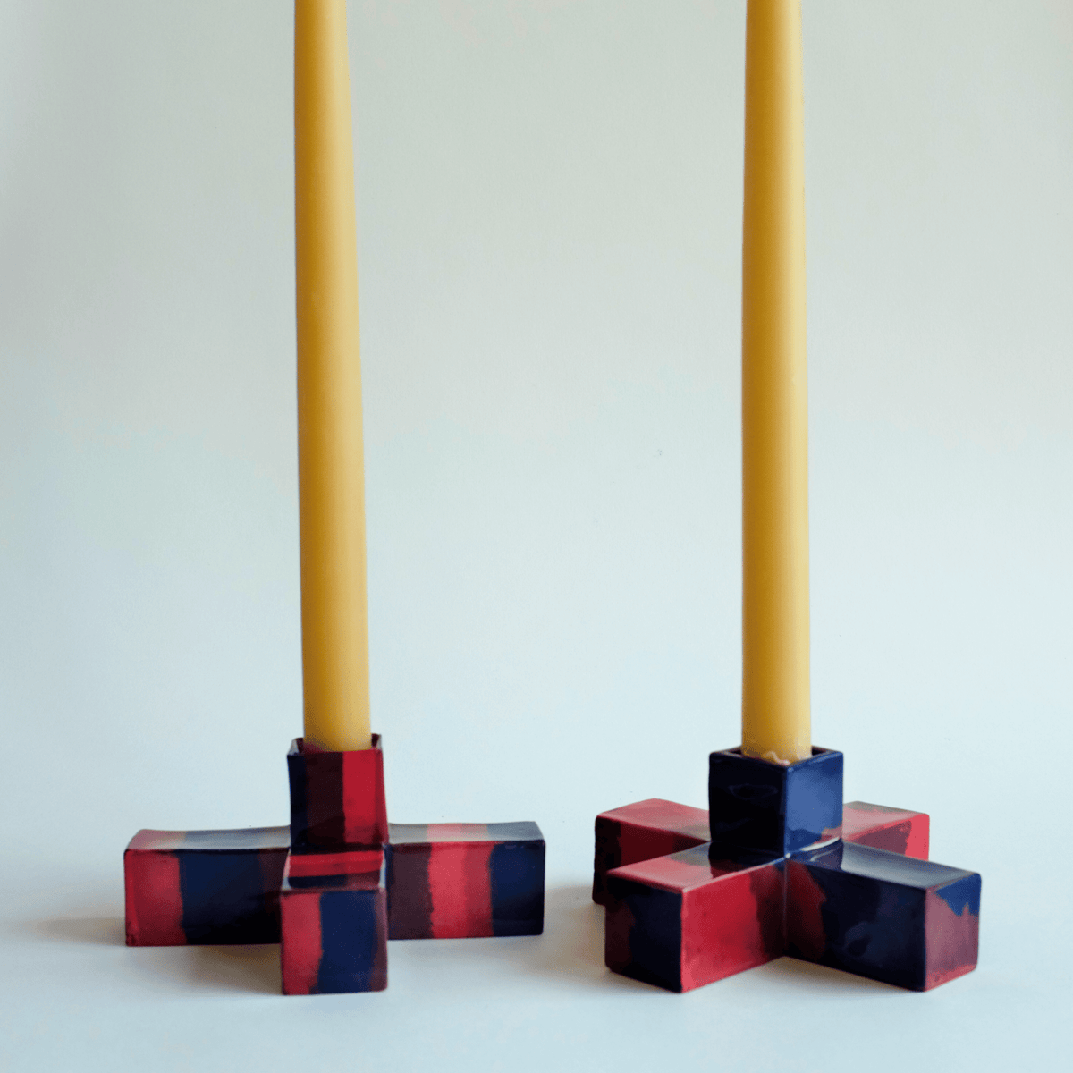 Squared Small Candle Holder - Aware House - Rust Designs -