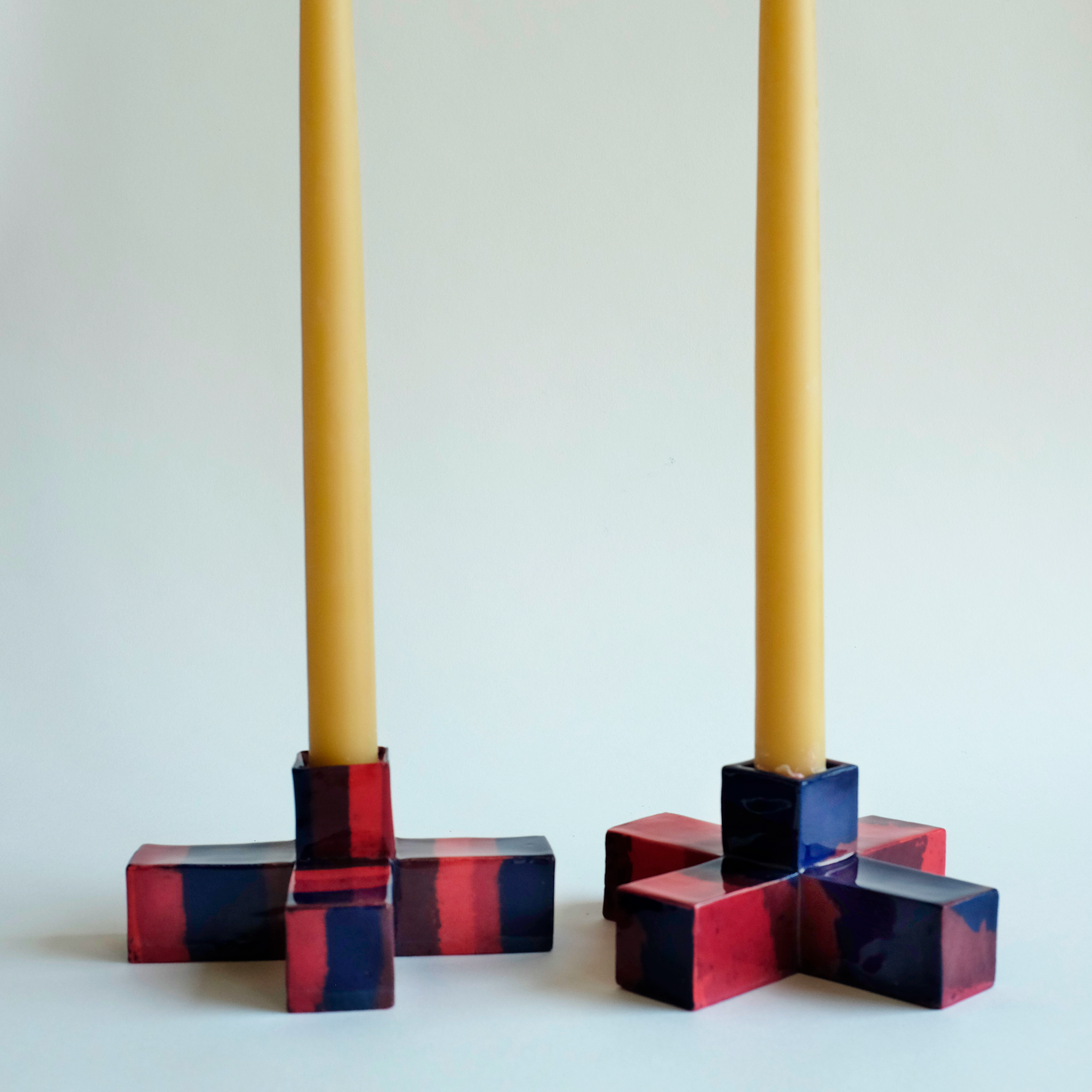 Squared Small Candle Holder