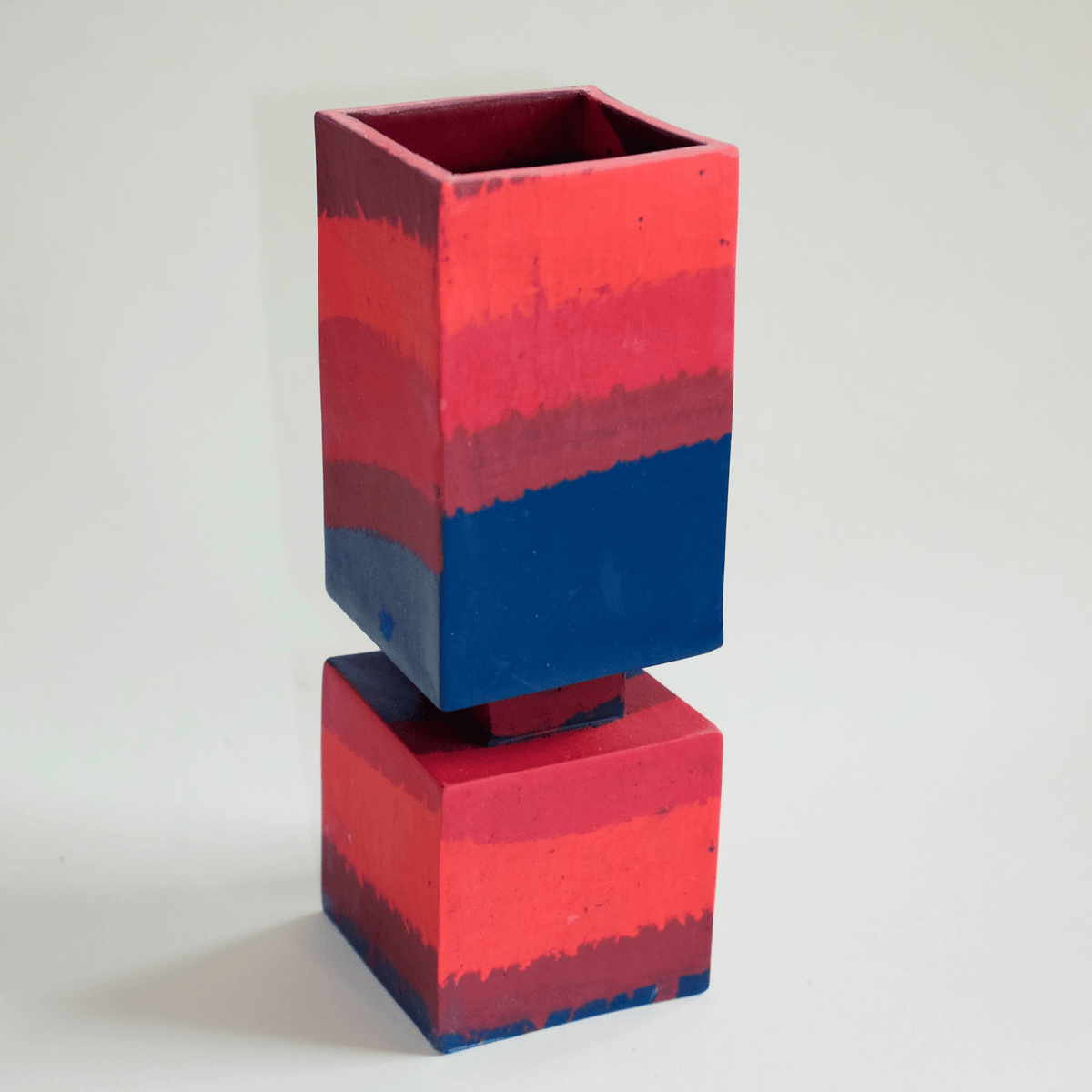 Squared Vase Short - Aware House - Rust Designs -