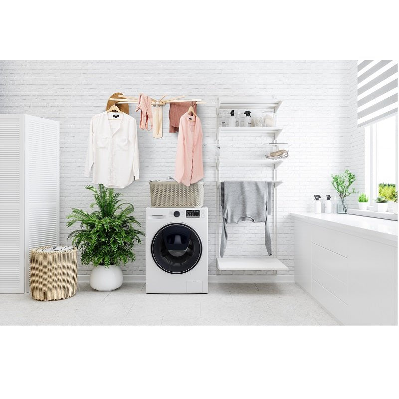 Wall Mounted Drying Rack | Fold Down Wooden Laundry Rack - Aware House