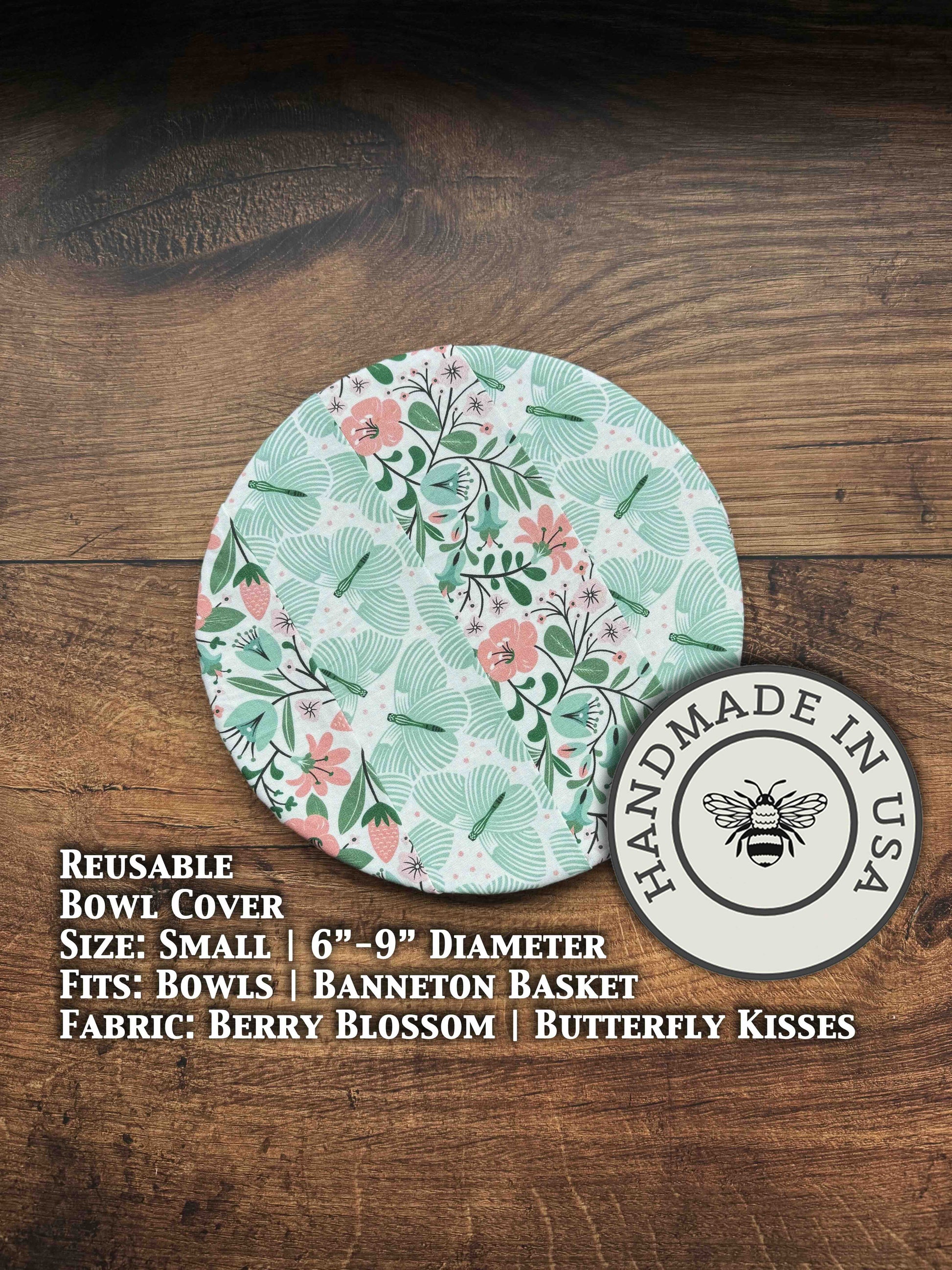 Small Reusable Cotton Bowl & Banneton Cover | Eco-Friendly Kitchen Cover-37