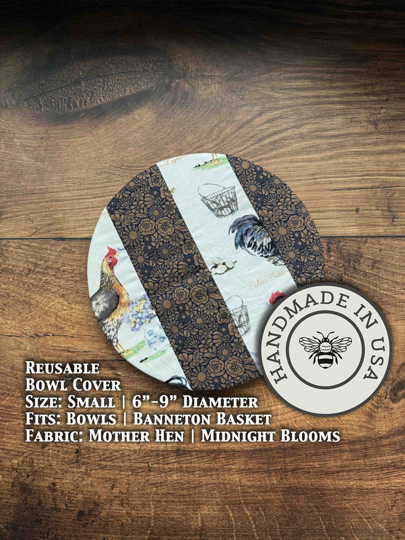 Small Reusable Cotton Bowl & Banneton Cover | Eco-Friendly Kitchen Cover-zoom-