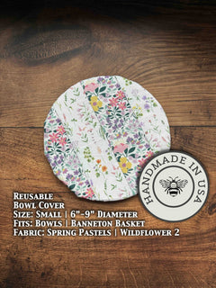 Small Reusable Cotton Bowl & Banneton Cover | Eco - Friendly Kitchen Cover - Aware House - Five Oaks Farm - 