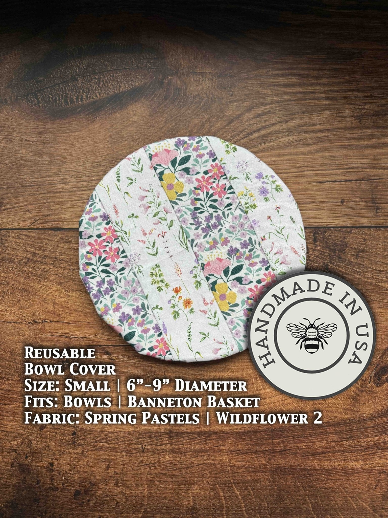 Small Reusable Cotton Bowl & Banneton Cover | Eco - Friendly Kitchen Cover - Aware House - Five Oaks Farm - 
