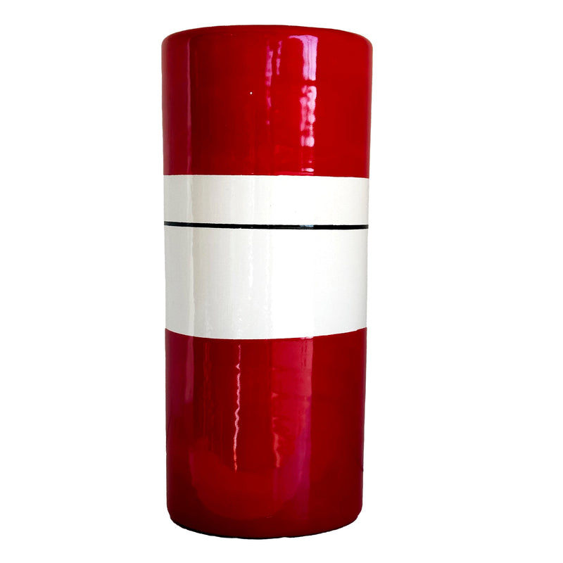 Smiling Santa Column Vase-zoom-