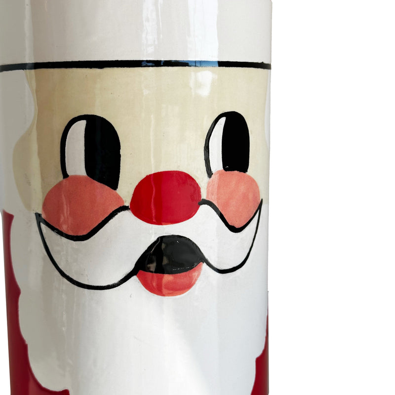 Smiling Santa Column Vase-zoom-