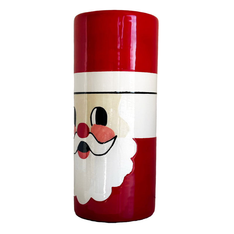 Smiling Santa Column Vase-zoom-