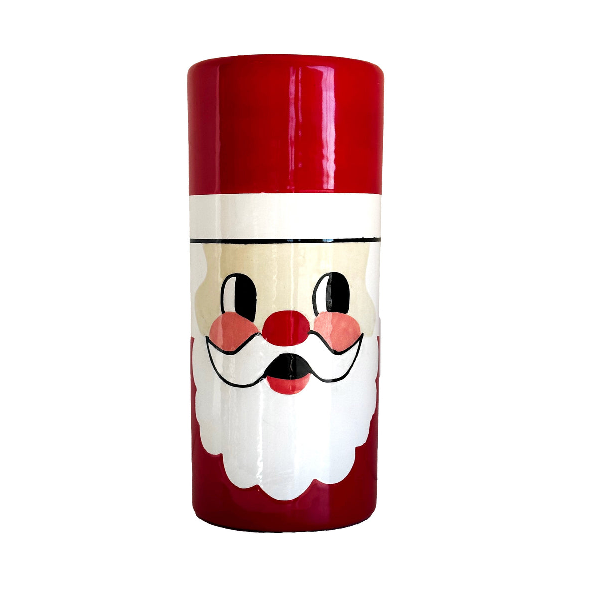 Smiling Santa Column Vase-zoom-1