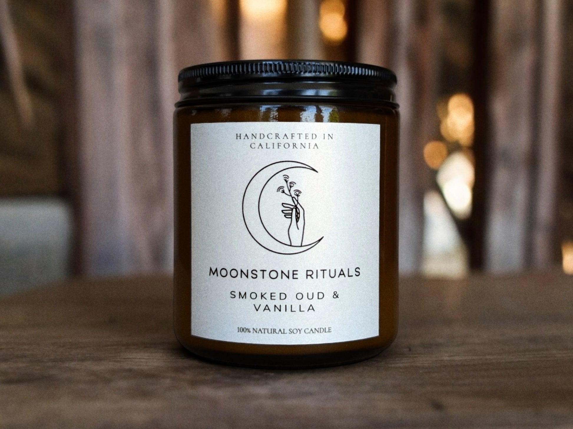 Smoked Oud & Vanilla Candle-1