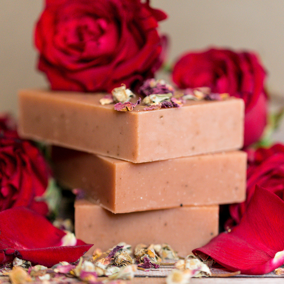 Natural Soap: Shea Rose Clay Complexion-zoom-2