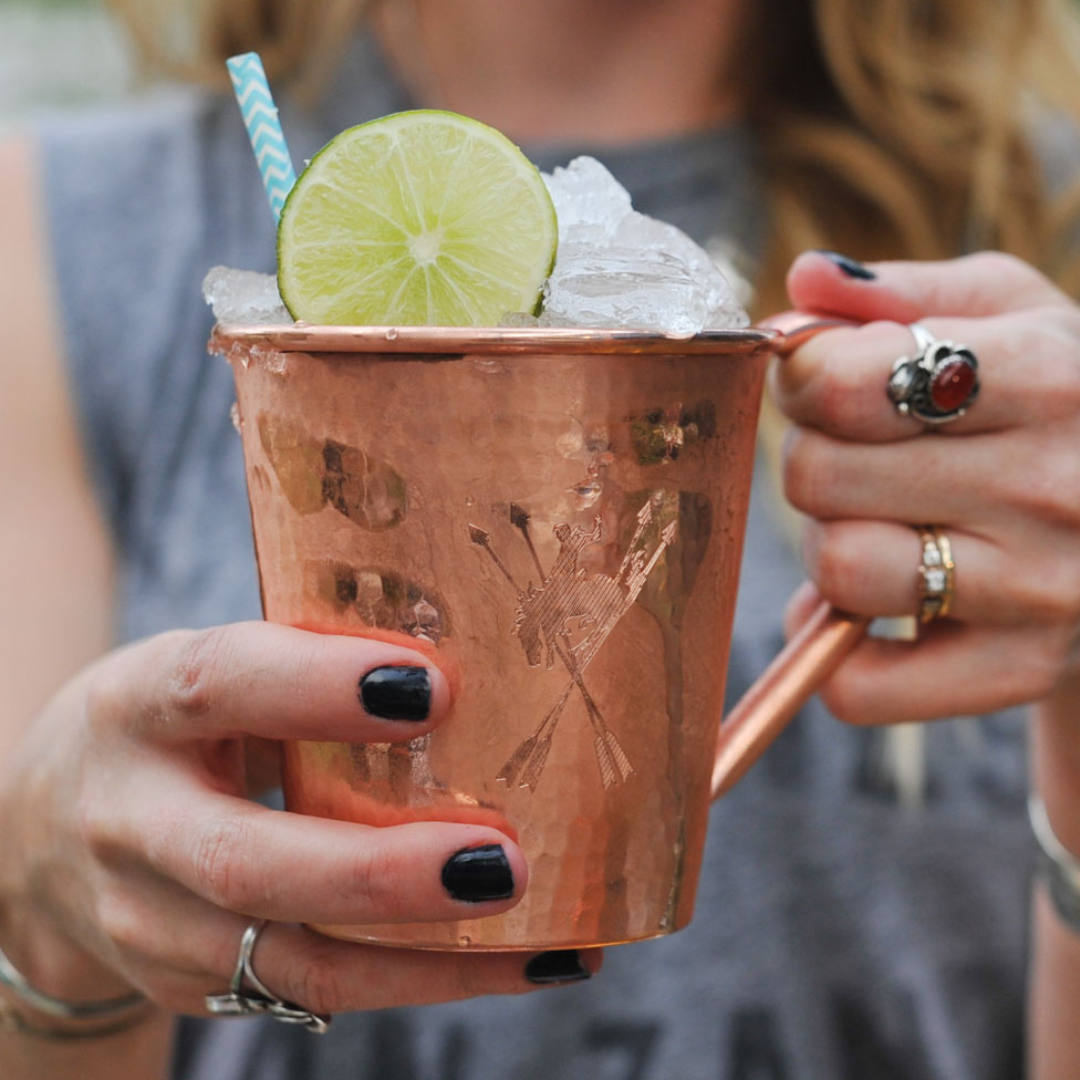 Solid Copper Mule Mug | 18 oz