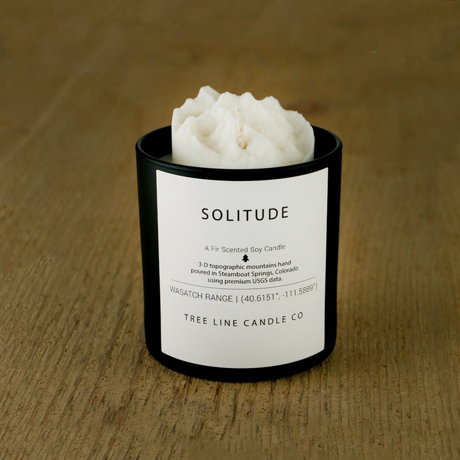 Solitude Candle | 3D Wasatch Range Soy Candle - Aware House
