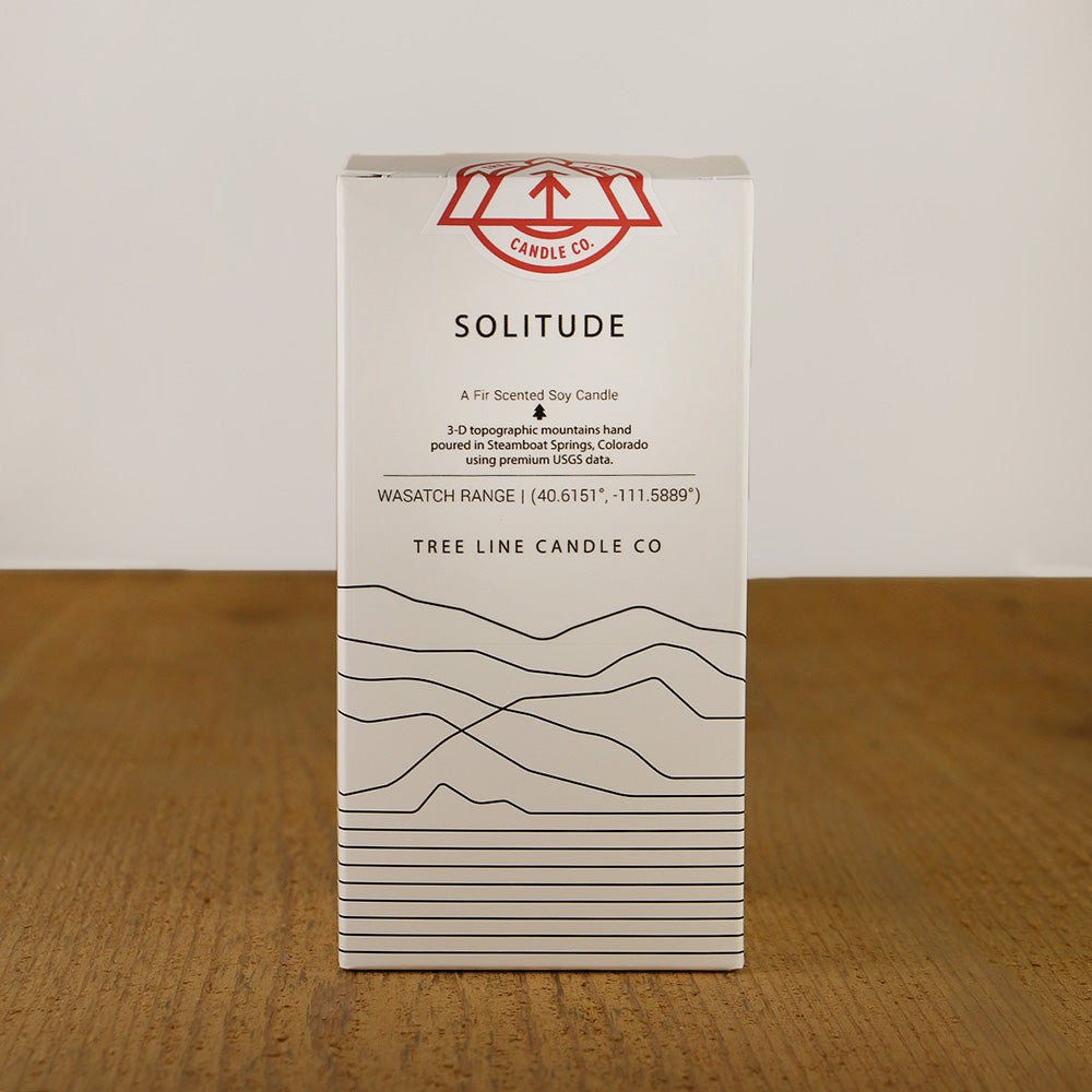 Solitude Candle | 3D Wasatch Range Soy Candle - Aware House
