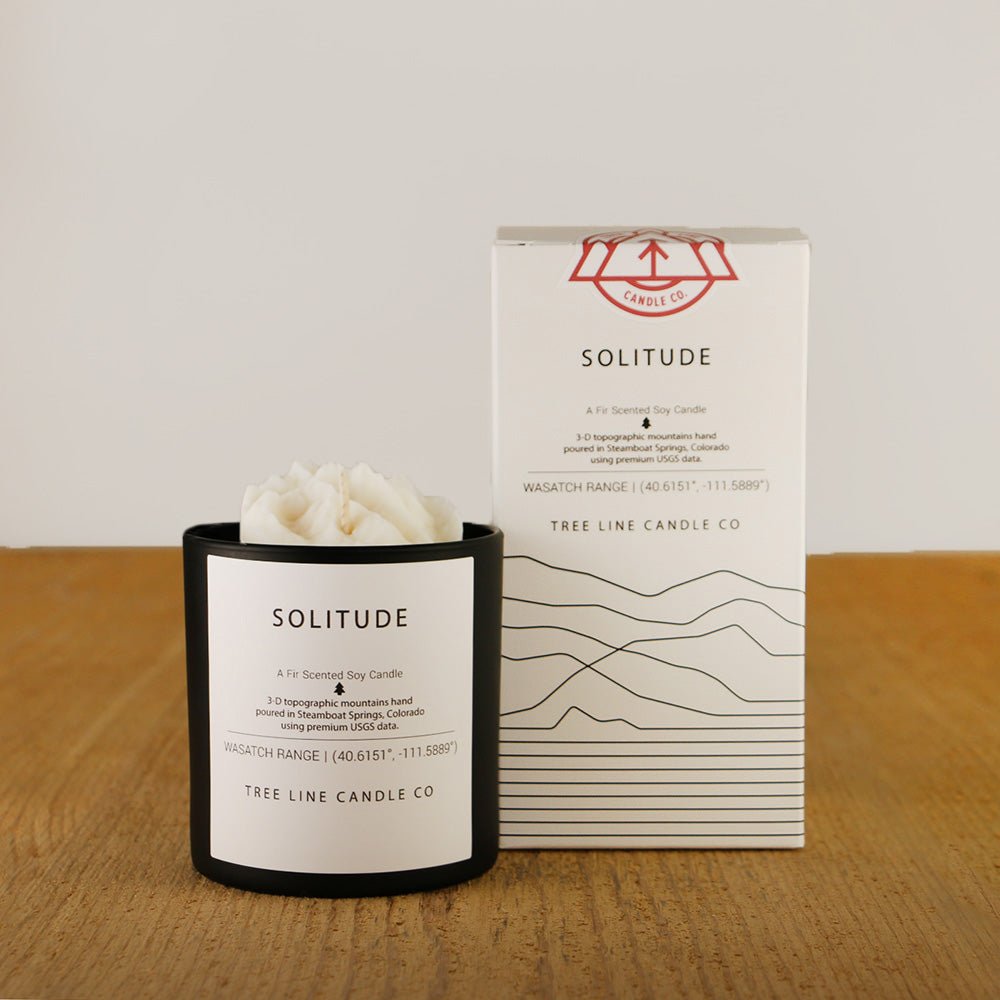 Solitude Candle | 3D Wasatch Range Soy Candle - Aware House