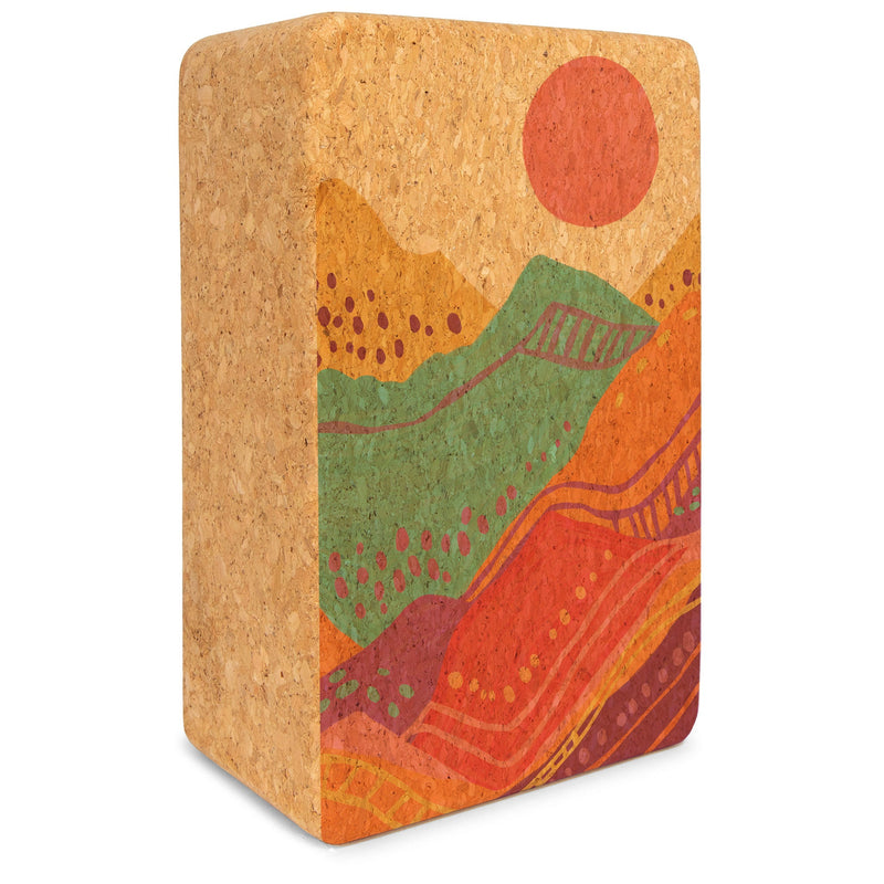 Spirit Rising Cork Yoga Block-zoom-