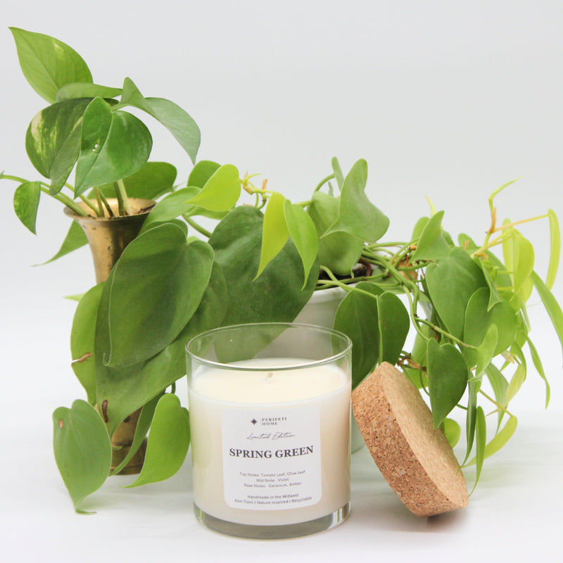 Spring Green Candle-zoom-